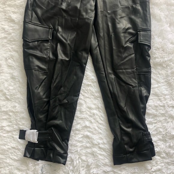Express Faux Leather Joggers 